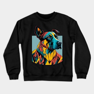 Sophisticated Suited Dog Art - Elevate Your Wardrobe with this Stylish Design! Crewneck Sweatshirt